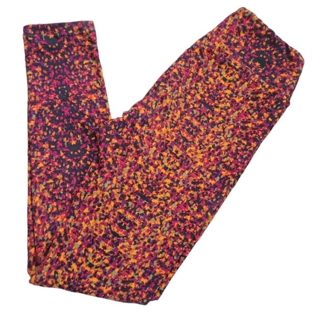 Womens One Size LuLaRoe Stylish Warm Autumn Tone Stretchy Super Comfy Leggings